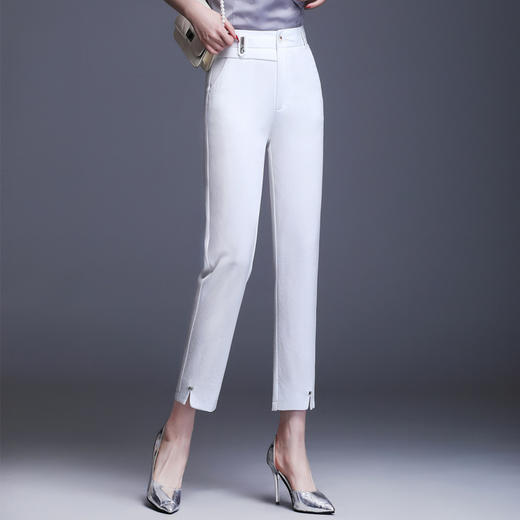 OL通勤风，西装裤宽松职业上班高腰休闲大码裤NSM7013 商品图1