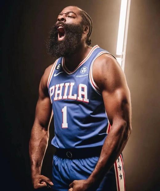 收藏系列 哈登 76人队1号蓝色 亲笔签名球衣 商品图8