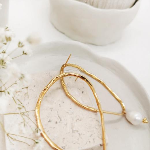 北京仓｜Elise Tsikis-Sikelia-珍珠 耳环［法国设计师］ 商品图2