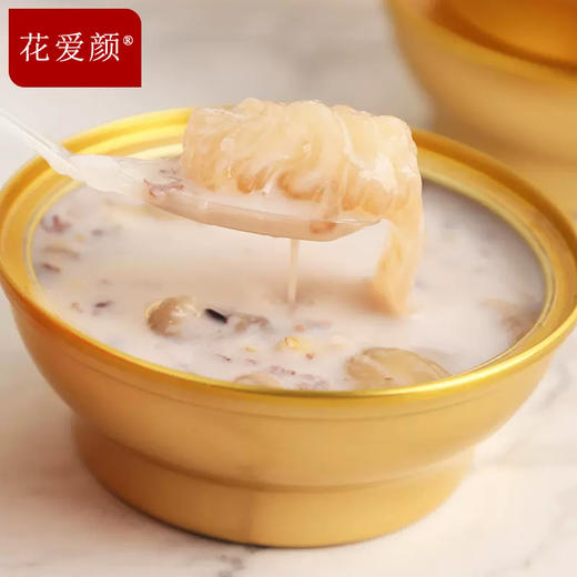 花爱颜 椰乳紫米豆乳香芋即食花胶 6盒 商品图4