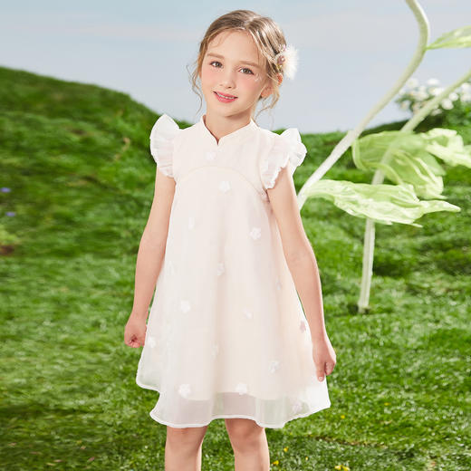 【110-160】女童夏款网纱仙女公主连衣裙马骑顿旗下LAVI 商品图8