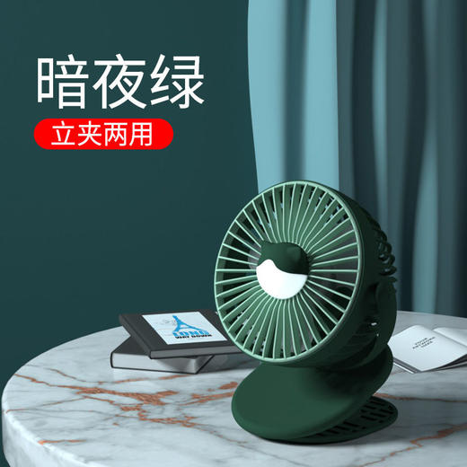 大风力挂脖小风扇宿舍迷你夏天便携式随身小型手持学生挂腰长续航 商品图2