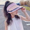 【专业抗紫外线❗️儿童UV防晒空顶帽】炎炎夏日，宝宝出行，护脸防晒夏季新款拼接轻薄时尚户外通勤大沿遮阳防晒宝宝帽子夏日 商品缩略图6