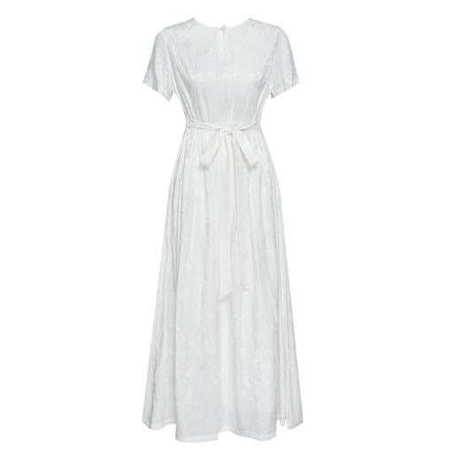 【夏日仙气白色裙】栀子素色连衣裙 | 现货加急发 商品图4