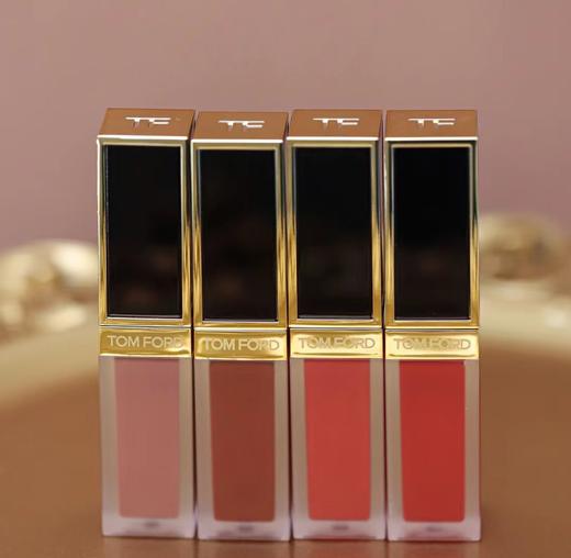 TF新品黑金唇釉 129欢愉 121入戏122怦然/16斯嘉丽红/123浴火 商品图0