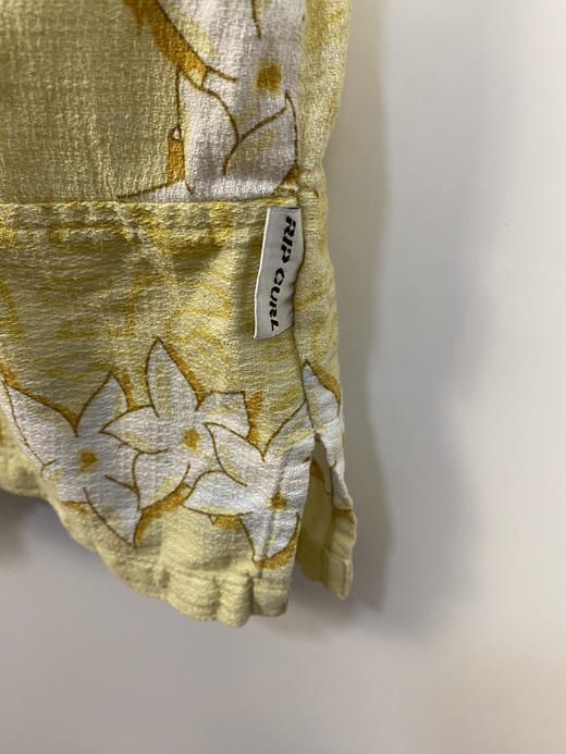 90年代 Vintage RIP CURL 刺绣 100% 全棉 特殊剪裁 夏威夷衫_HWIS(L-XL) 商品图5