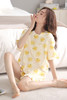 可人儿夏季短袖睡衣女士夏天薄款全棉短裤少女大码家居服套装 商品缩略图5
