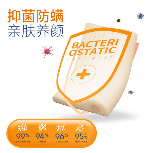 【嘉莉娅硅胶枕】护颈B型枕 360°全透氧科技 会呼吸的枕头 体工学柔软弹性型设计 尺寸误差1cm左右 商品图3