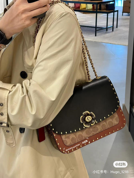 蔻驰山茶花 黑色 商品图0