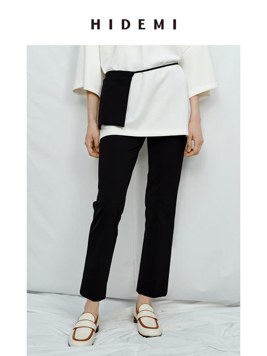 HIDEMI 经典腰包款设计感极简显瘦九分神裤 商品图4