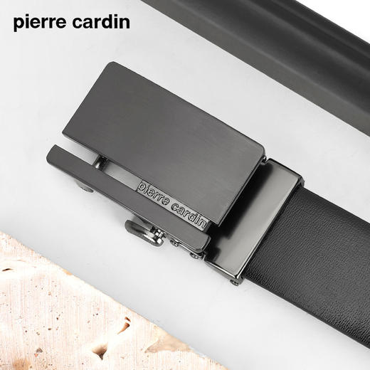 皮尔卡丹男士皮带新潮2023款牛皮腰带镂空潮 商品图1