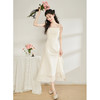 西遇吊带连衣裙女夏季新款法式小众高级感白色中长款仙女裙D1031143/V0050523 商品缩略图5