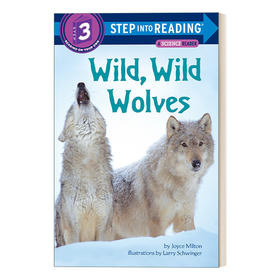 英文原版 Step into Reading 3 - Wild  Wild Wolves 野狼 野狼 英文版 进口英语原版书籍