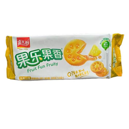 嘉士利果乐果香凤梨味夹心饼干205g（6901180211986） 商品图0