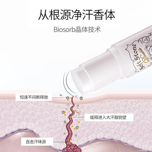 【保税直发 青岛海关】Deonatulle杜得乐 腋下干爽止汗消臭石软膏20g 商品图3