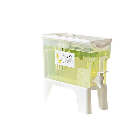 「3.5L大桶装！清凉一夏」冷水壶带龙头居家日用餐饮用具冰箱凉白开果汁水果饮料茶桶大容量凉水壶 商品图4