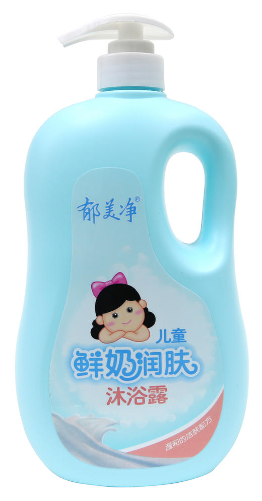 郁美净儿童鲜奶润肤沐浴露1L （6920001115036） 商品图0