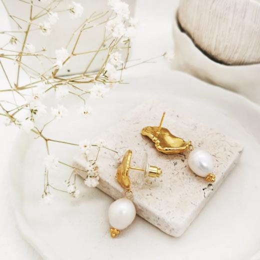 北京仓｜Elise Tsikis-Metochi-珍珠 耳环［法国设计师］ 商品图2