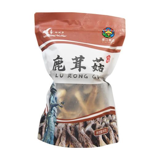 黔东南剑河【干鹿茸菇】80g 全国包邮部分地区不发货 蛋白质、维生素等含量丰富，经烹饪菌肉肥厚细腻、清新扑鼻、口感脆滑 商品图0