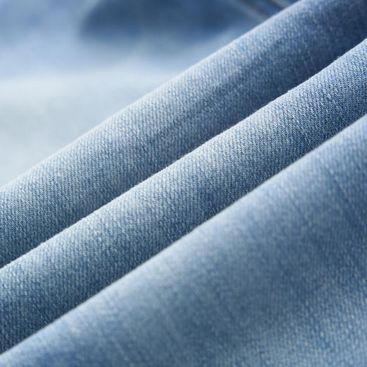 谜底百搭休闲直筒牛仔裤女2023夏季新款复古舒适九分裤232MK0553 商品图3