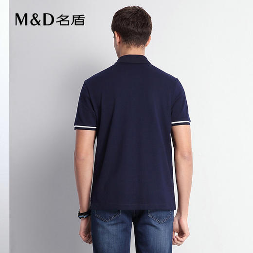 【菁英同款】名盾短袖Polo衫纯棉夏季薄款翻领t恤保罗衫男22592 商品图4