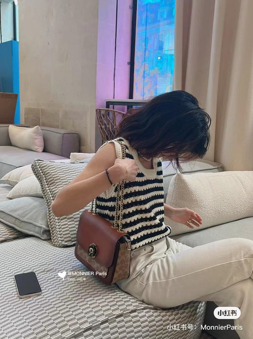 蔻驰山茶花 棕色 商品图1