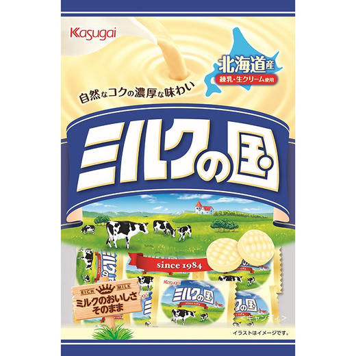 日本春日井牛奶香草味糖果77g 商品图3