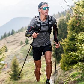 瑞典SILVA可调节Z字碳纤维越野杖 Running poles carbon adjust男女款户外跑步运动越野跑登山耐力跑比赛装备 一旦折断 终生换新