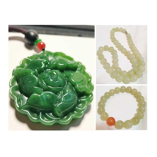 富贵花开和田玉套组 商品图1