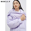 NEELLY纳俪商场同款可脱卸帽羽绒服女中长款90白鸭绒保暖外套百搭 商品缩略图2