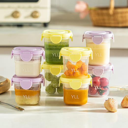 摩登主妇密封罐宝宝辅食储存罐家用储物罐子食品级燕窝蜂蜜收纳盒 商品图0