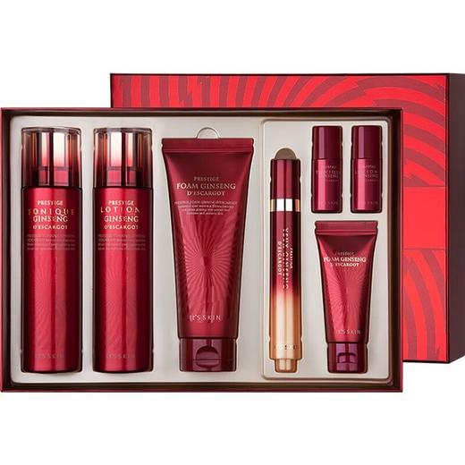 【预售 急单慎拍】Itsskin伊思红参蜗牛4件护肤套水乳洁面眼霜修护痘印抗初老补水女 商品图0