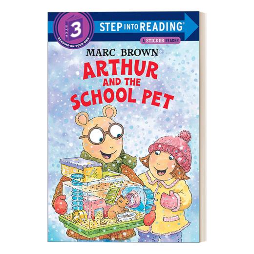 英文原版 Step into Reading 3 Arthur and the School Pet 兰登阅读进阶3 亚瑟和学校的宠物 儿童绘本 分级阅读 亚瑟小子 进口书 商品图1