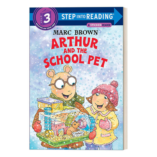 英文原版 Step into Reading 3 Arthur and the School Pet 兰登阅读进阶3 亚瑟和学校的宠物 儿童绘本 分级阅读 亚瑟小子 进口书 商品图0