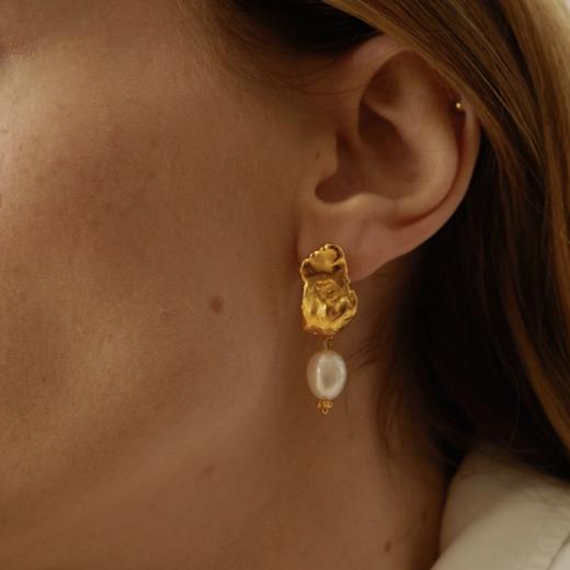 北京仓｜Elise Tsikis-Metochi-珍珠 耳环［法国设计师］ 商品图0