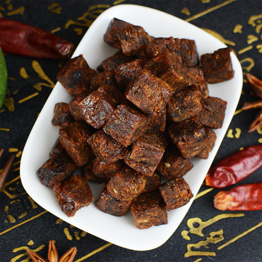 【“舌尖”上的美食！五香麻辣牛肉粒】麻辣可口，嚼劲，选择原材料，牛肉干糖果吃货零嘴网红小吃五香麻辣休闲零食熟食健康 商品图1