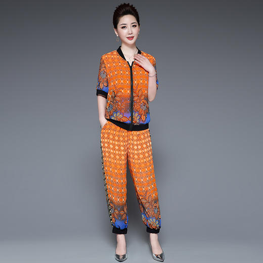 潮流舒适时尚套装中年休闲个性优雅HXGLR2129-1 商品图2