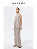 HIDEMI海鸥灰极简不对称清爽背心套装 背心/云朵长裤 商品缩略图2