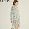 NEELLY/纳俪2018商场同款春衬衫裙娃娃领衬衫连衣裙N51803AY155 商品缩略图1