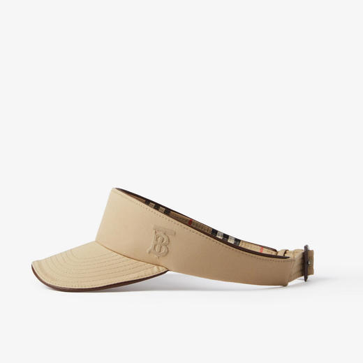 BURBERRY 巴宝莉 女士TB专属标识装饰轻薄嘎巴甸遮阳帽 卡其色 8071127 A1366 商品图3