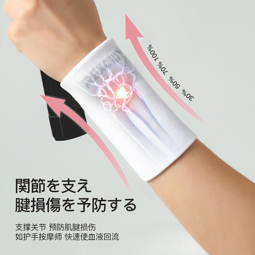 「轻量压缩面料！高颜值」护手腕吸汗户外网球羽毛球篮球健身加压运动护腕服饰 商品图1