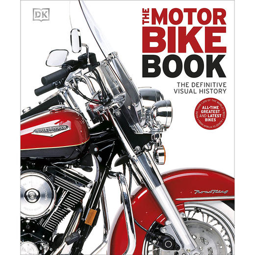 摩托车视觉历史图解图鉴 摩托机车百科 DK出版社 英文原版 The Motorbike Book 商品图0