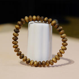 绿奇楠7mm鼓珠 DIY沉香手串  甜香浓郁20091811