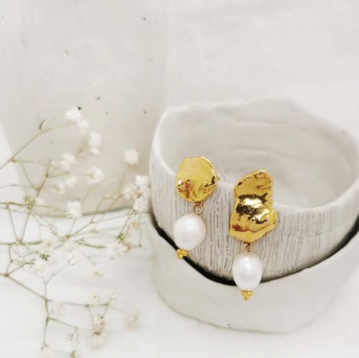 北京仓｜Elise Tsikis-Metochi-珍珠 耳环［法国设计师］ 商品图1