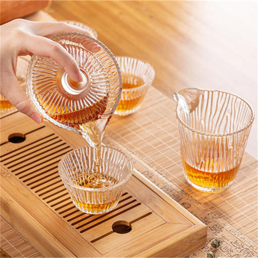 琪翔日式冰露纹茶具8件套 商品图2