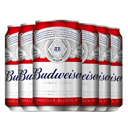 百威啤酒经典醇正330ml*1听/6听/24听整箱 商品图2