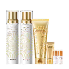 【预售 急单慎拍】it's skin/伊思晶钻蜗牛水乳洁面3件护肤套装清爽洗面奶深层清洁