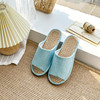 【夏日凉拖】拖鞋粗麻家居拖鞋纯色简约情侣家用拖鞋防水静音拖鞋 商品缩略图4