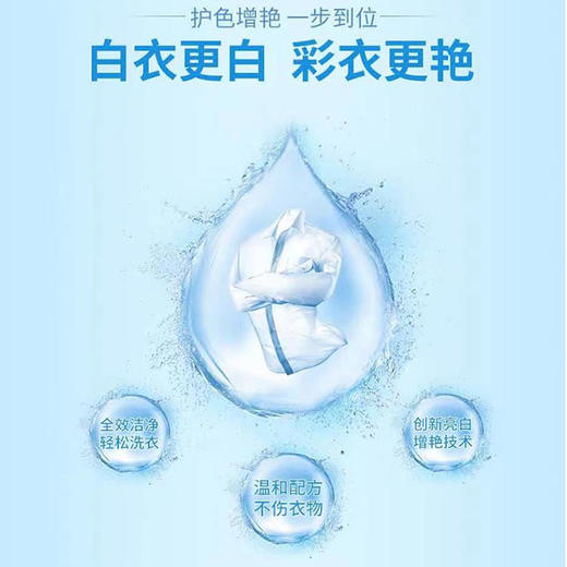 优选|德兰深层洁净洗衣液 白衣更白 彩衣更艳 无荧光增白 温和配方 2kg*2 商品图2