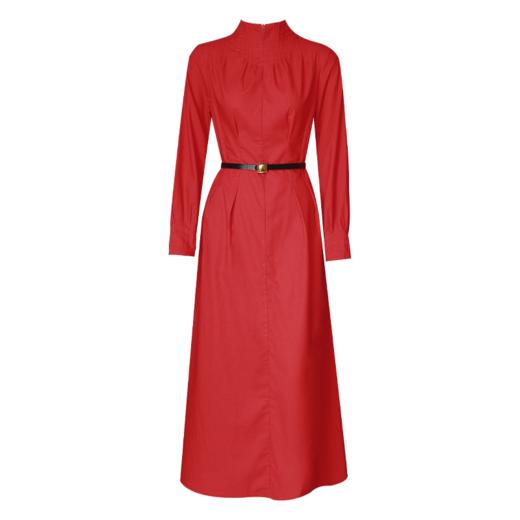 初秋长袖款 | 霓虹令收褶连衣裙 | 现货加急发 商品图4